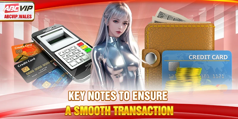 Key notes to ensure a smooth transaction