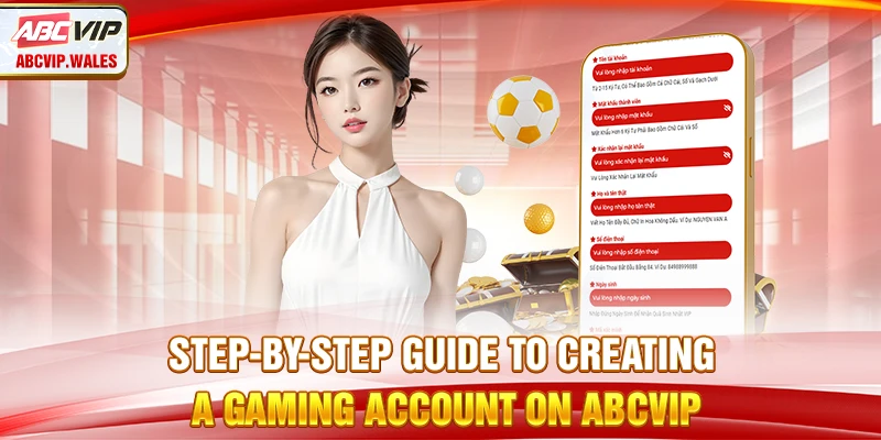 Step-by-step guide to creating a gaming account on ABCVIP
