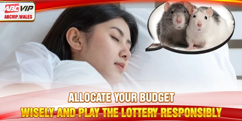 Allocate your budget wisely and play the lottery responsibly