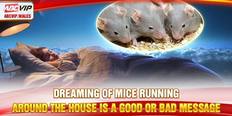 Dreaming about mice running around the house is a good or bad message
