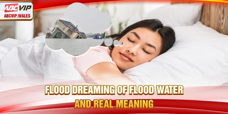 Flood dreaming of flood water and real meaning