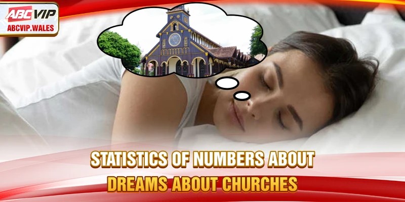 Statistics of numbers about dreams about churches