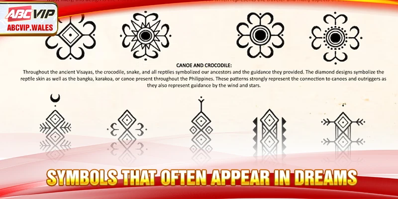 Symbols that often appear in dreams