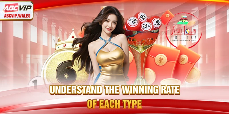 Understand the winning rate of each type